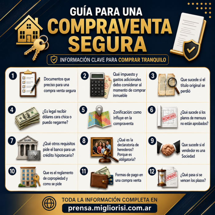 Guia compraventa inmuebles. Esto es una guia para una compraventa segura