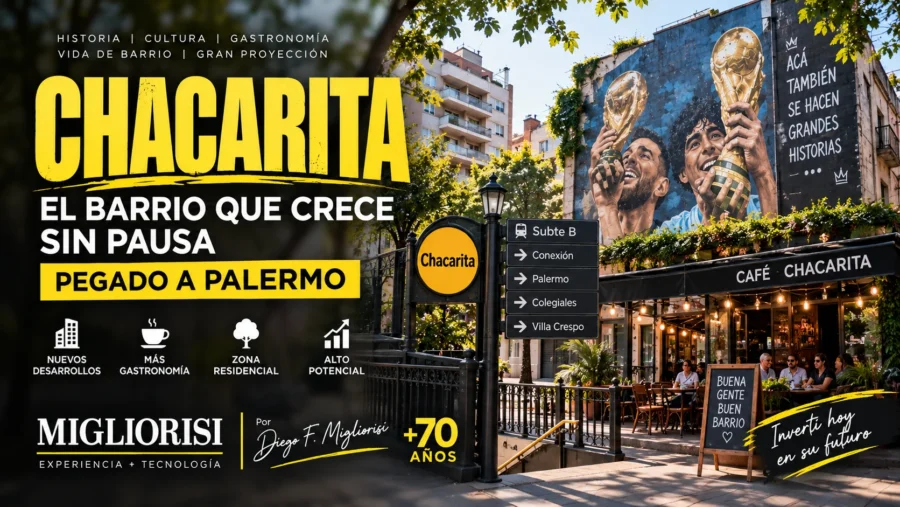 Valor del M2 en Chacarita 2027: por qué sigue subiendo 