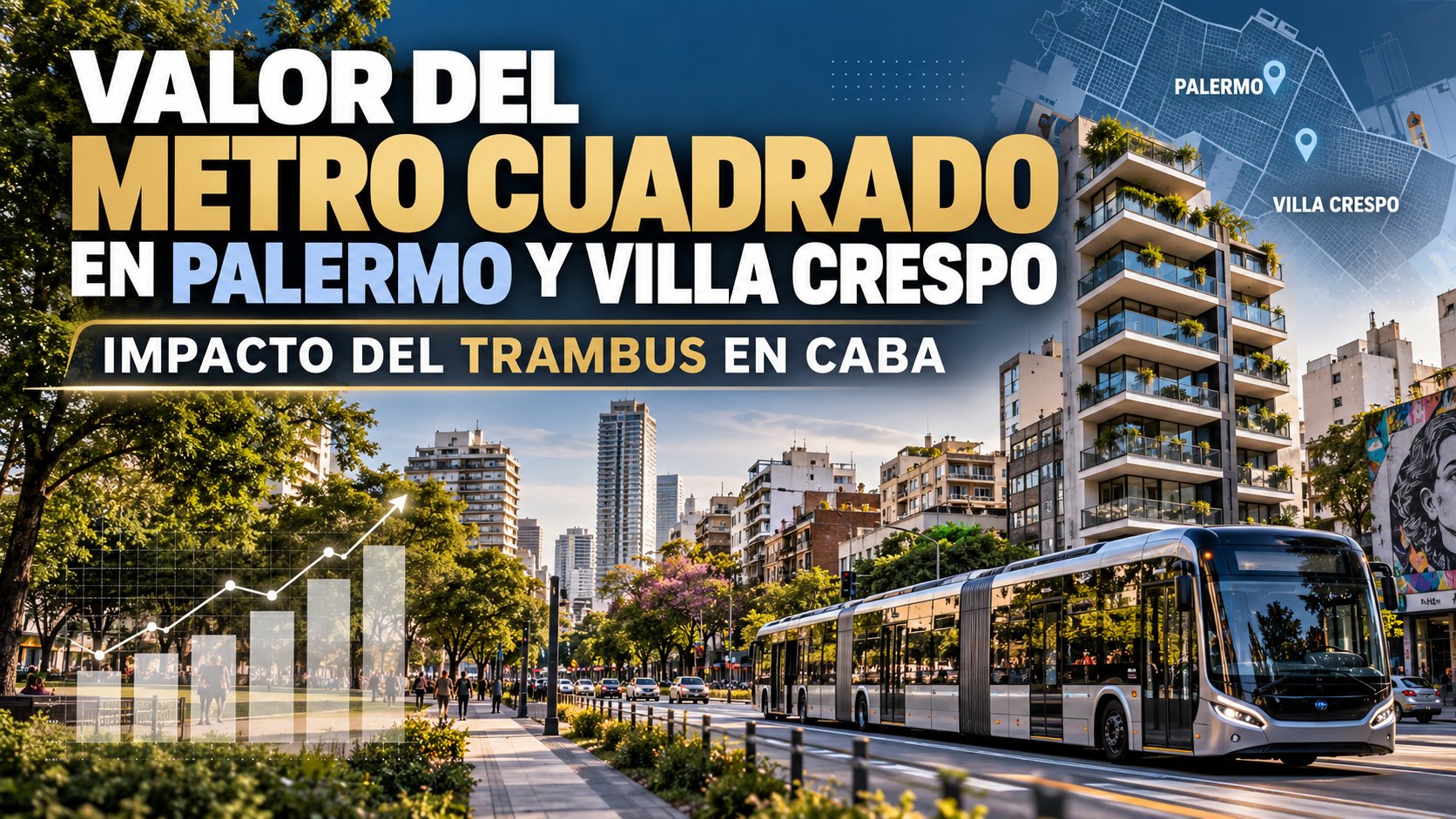 TramBus y valor del m2 en Palermo y Villa Crespo, CABA 2026